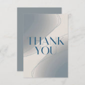 Carte De Remerciements Minimaliste moderne (Devant / Derrière)