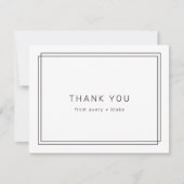 Carte de remerciements minimaliste moderne / AVERY (Devant)