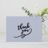 Carte De Remerciements Minimaliste Moderne Élégant Professionnel (Debout devant)