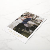 Carte de remerciements minimaliste moderne Mariage (Rotation)