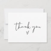 CARTE DE REMERCIEMENTS minimaliste moderne STELLA (Devant)