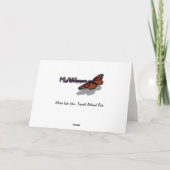 Carte de remerciements Mirror Lake View (Dos)