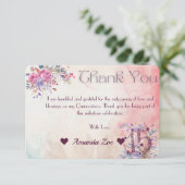 Carte De Remerciements Mis Quince Note de remerciement (Debout devant)