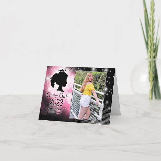 Carte De Remerciements Miss Avril 2023 (Devant)