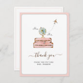 Carte De Remerciements Mlle à Mme Appartement de douche nuptiale (Devant / Derrière)