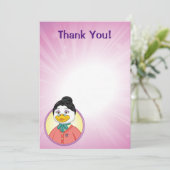 Carte De Remerciements Mme Birdy (Debout devant)