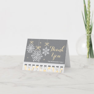 Carte de remerciements mobile de baby shower de