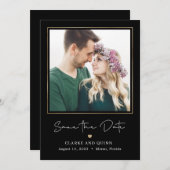 Carte De Remerciements Mod Gallery - Couleur modifiable Enregistrer la ca (Devant / Derrière)