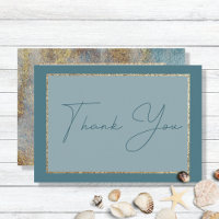 Modern Beach Abstrait Turquoise & Gold Mariage Mer