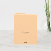 Carte De Remerciements Modern Blank Botanical Note Card Stationery (Dos)