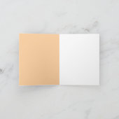 Carte De Remerciements Modern Blank Botanical Note Card Stationery (Intérieur)