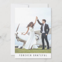 Modern Forever Grateful 2 Mariage photo