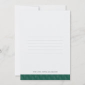 Carte De Remerciements Modern Glacial Blue & Charcoal Warped Grid (Dos)