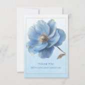 Carte De Remerciements Modern Minimalist Wedding Flat Thank You Card (Devant)