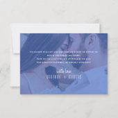 Carte De Remerciements Modern Photo Wedding (Dos)