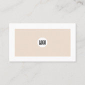 carte de remerciements moderne (Dos)