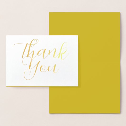 Carte de remerciements, Moderne Calligraphie Carte (Affichage)