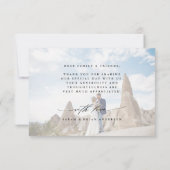 Carte De Remerciements Moderne Chic Calligraphie 3 Mariage photo (Dos)