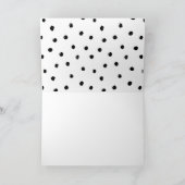 Carte De Remerciements Moderne Chic "Merci d'être mon témoin" (Intérieur)