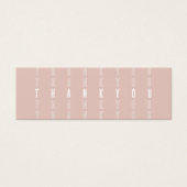 Carte de remerciements moderne des petites entrepr (Devant)