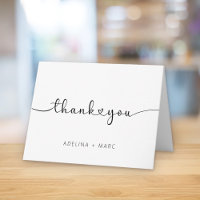 Moderne Elegant Simple Hearts Script Mariage