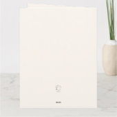 Carte De Remerciements Moderne Minimal Deux Photo Graduation Beige (Dos)