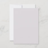 Carte De Remerciements Moderne minimaliste (Dos)