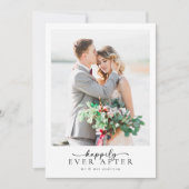 Carte De Remerciements Moderne Multi-Image Heureusement Jamais Après Mari (Devant)