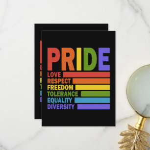 Carte De Remerciements Mois de la fierté LGBT