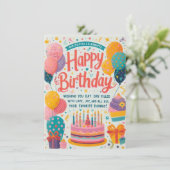 Carte De Remerciements Moments heureux (Debout devant)