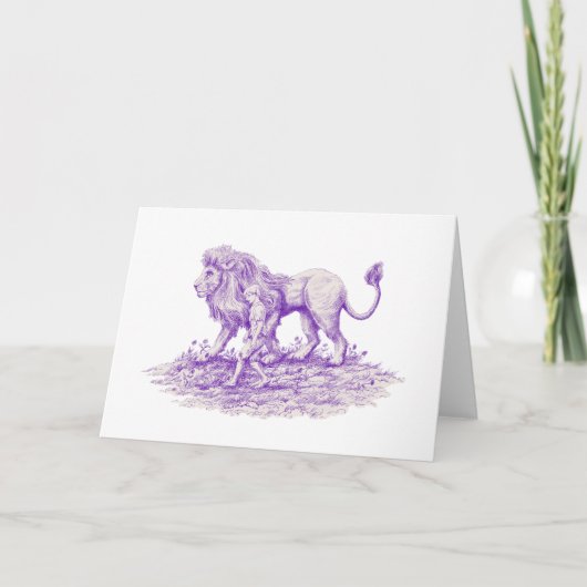 Carte De Remerciements Mon compagnon invisible (Devant)