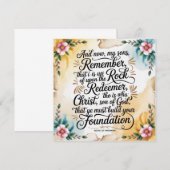 Carte De Remerciements Mon fils se souvient (Devant / Derrière)