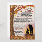 Carte De Remerciements Mon Père Donne À Mon Père Je Sais Comment Il (Devant / Derrière)