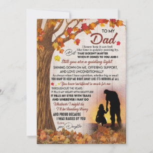 Carte De Remerciements Mon Père Donne À Mon Père Je Sais Comment Il