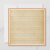 Carte De Remerciements Mon Petit Agneau (Dos)