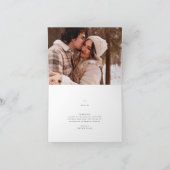 Carte De Remerciements Monogramme Diamant Or Géométrique Simple Moderne (Intérieur)