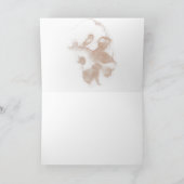 carte de remerciements monogramme du mariage de la (Intérieur)