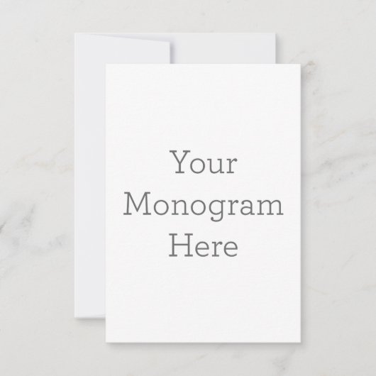 Carte de remerciements simple 8.9 cm x 12.7 cm (Devant)