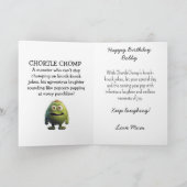 Carte De Remerciements Monster Mayhem...Carte Chortle Chomp Birthday (Intérieur)