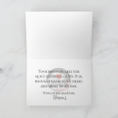 Carte De Remerciements Mont Fuji Paysage Abstrait Horizontal (Intérieur)