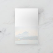 Carte De Remerciements Mont Rainier Lake Washington Toutes les occasions (Intérieur)