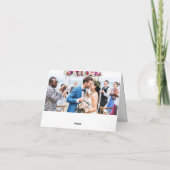 Carte De Remerciements Montauk New York Mariage (Dos)