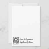 Carte De Remerciements Montée de la lune (Dos)