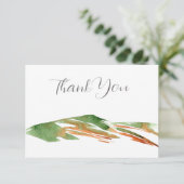 Carte De Remerciements Monts Abstraits minimalistes (Debout devant)