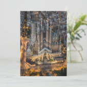 Carte De Remerciements Monuments | La Sagrada Familia (Debout devant)