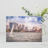 Carte De Remerciements Monuments | Sydney Opera House (Debout devant)