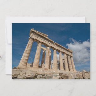 Carte De Remerciements Monuments   the Parthenon