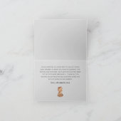 Carte De Remerciements Moon Stars Bear Baby shower (Intérieur)