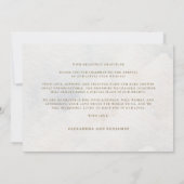 Carte De Remerciements Moon Stars Twinkle White Clouds Coed Baby Shower (Dos)