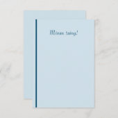 Carte De Remerciements Mòran taing le gaélique écossais vous remercient (Devant / Derrière)